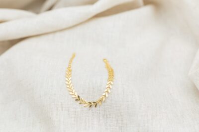 Pulseira Flechas Banhada em Ouro 18k