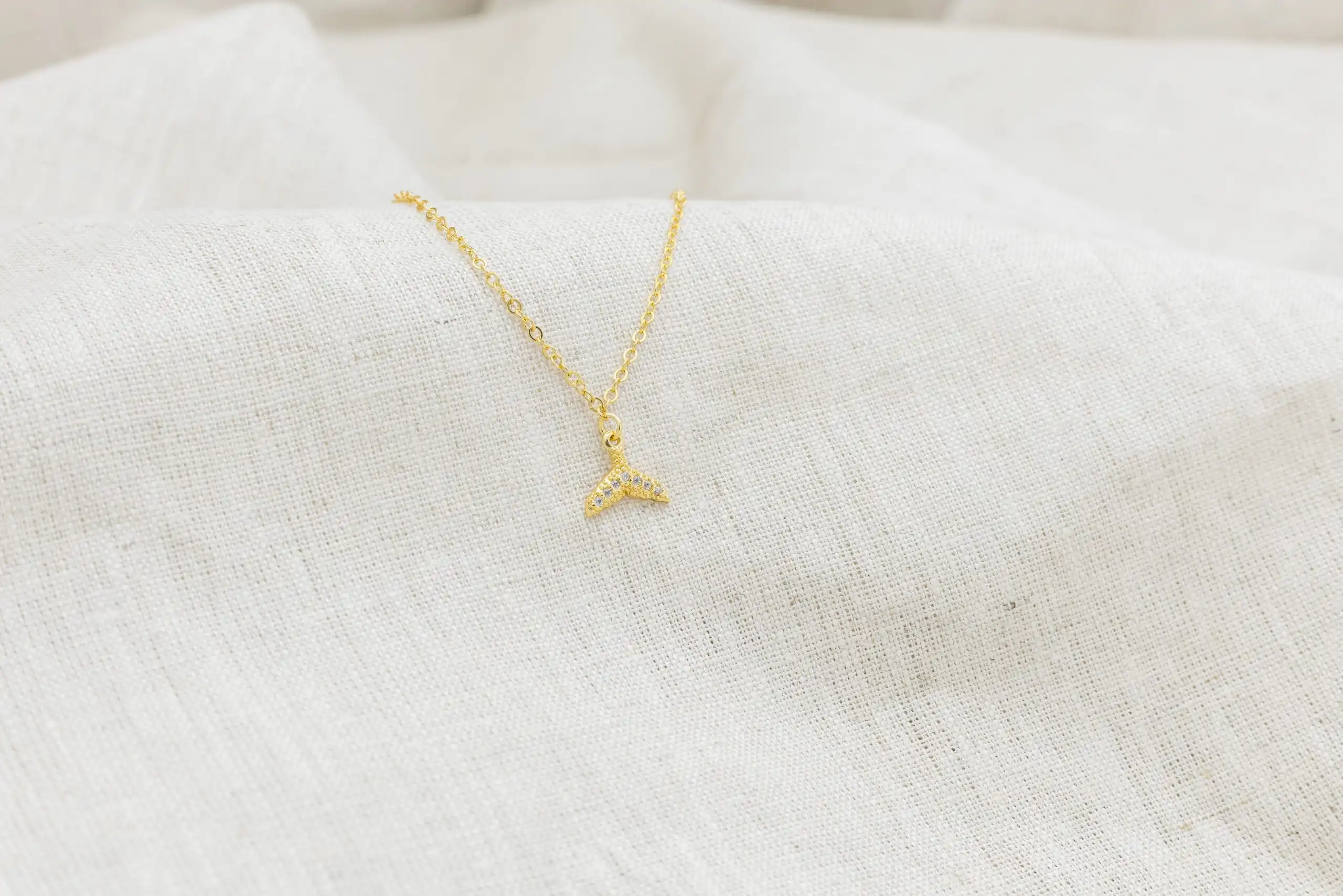 Tornozeleira Sereia Banhada em Ouro 18k - Imagem 2