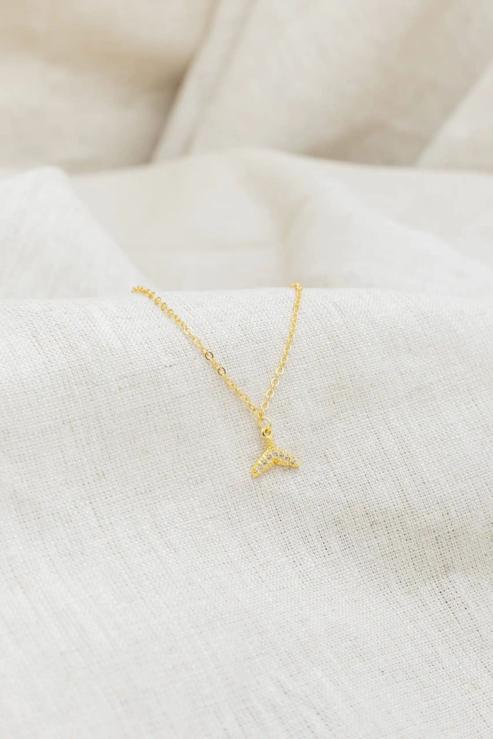 Tornozeleira Sereia Banhada em Ouro 18k