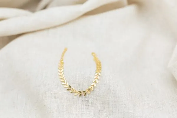 Pulseira Flechas Banhada em Ouro 18k