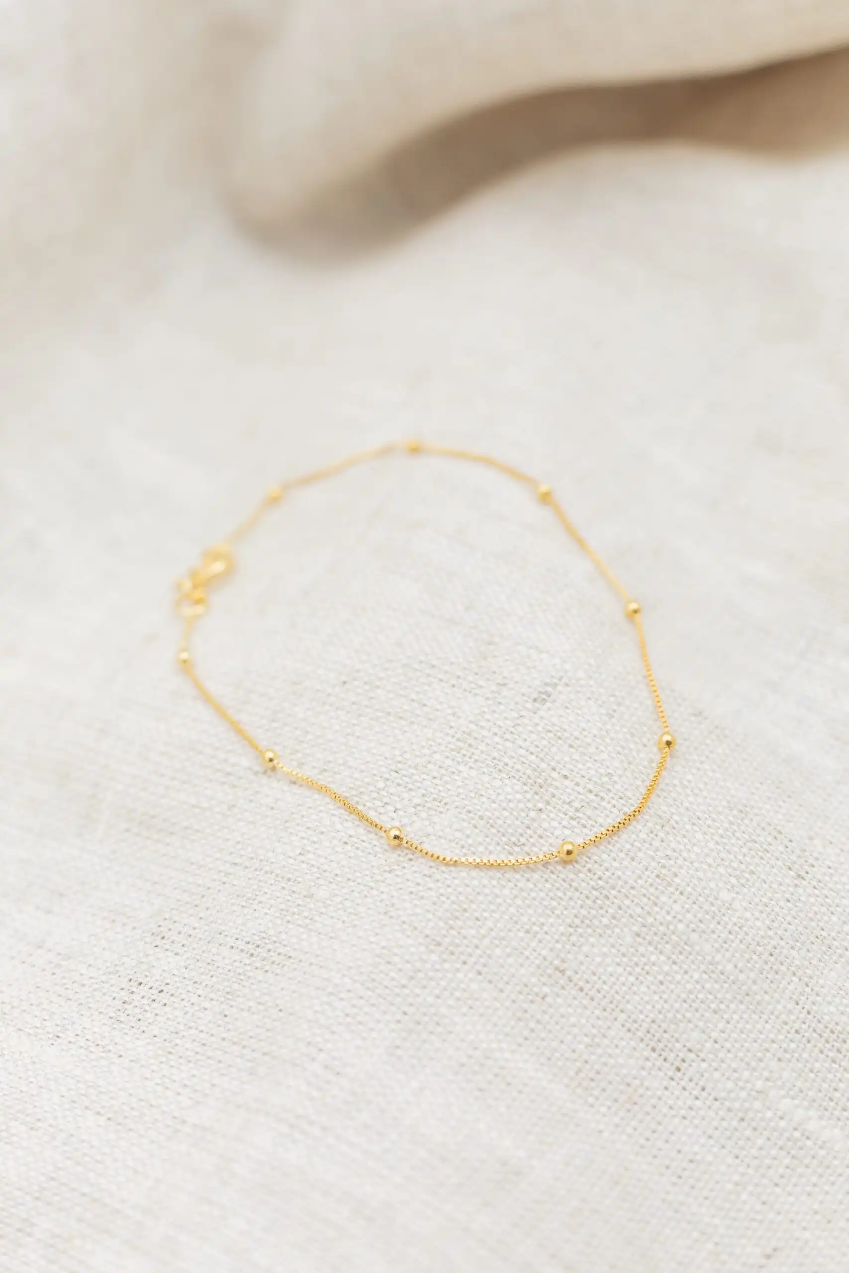 Pulseira Bolinha Banhada em Ouro 18k - Imagem 2