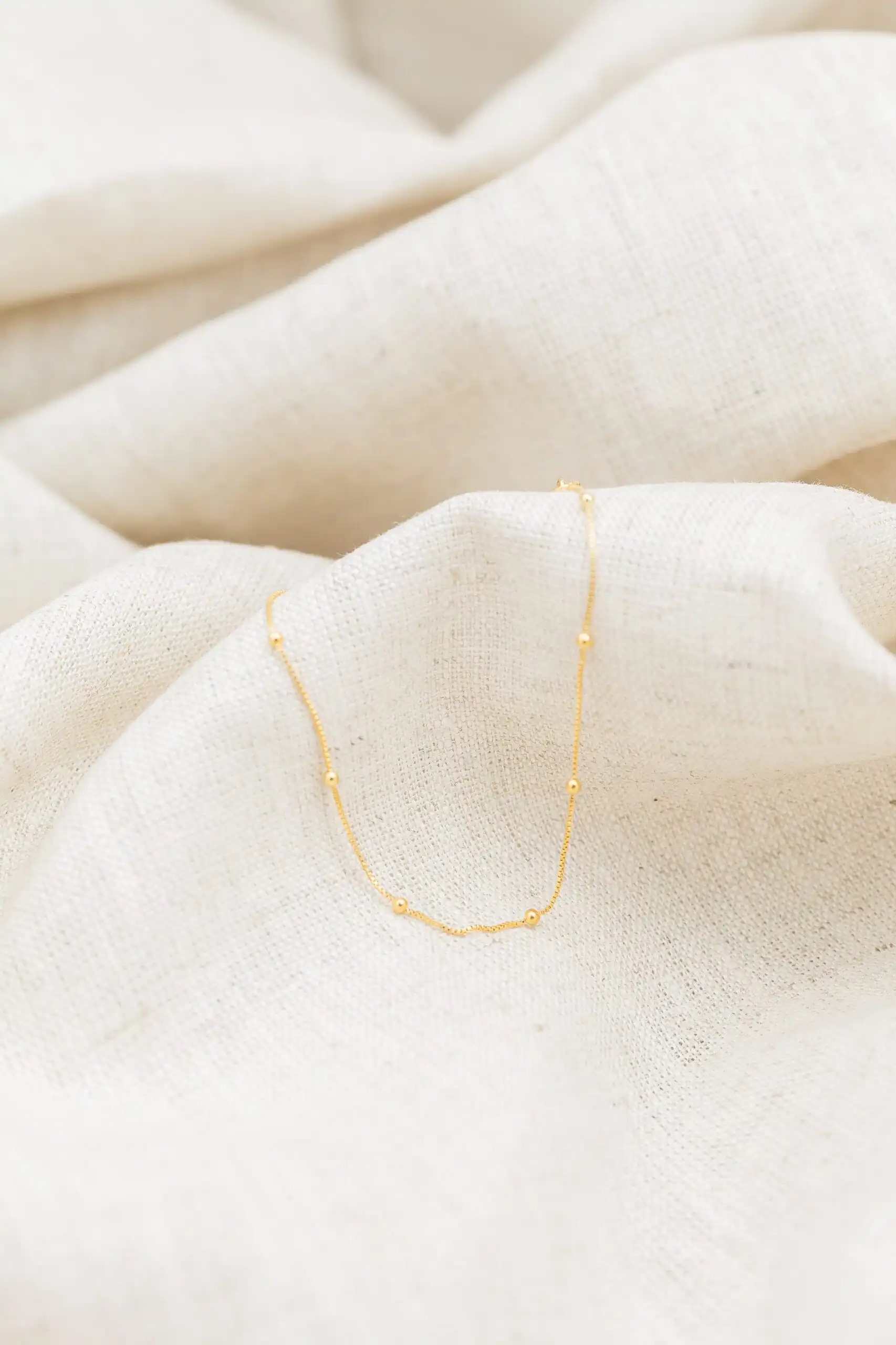 Pulseira Bolinha Banhada em Ouro 18k - Imagem 3