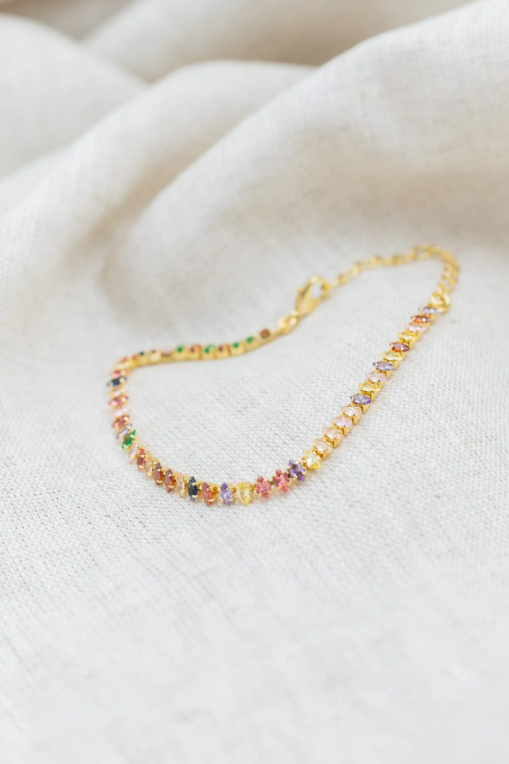 Pulseira Color Banhada em Ouro 18k