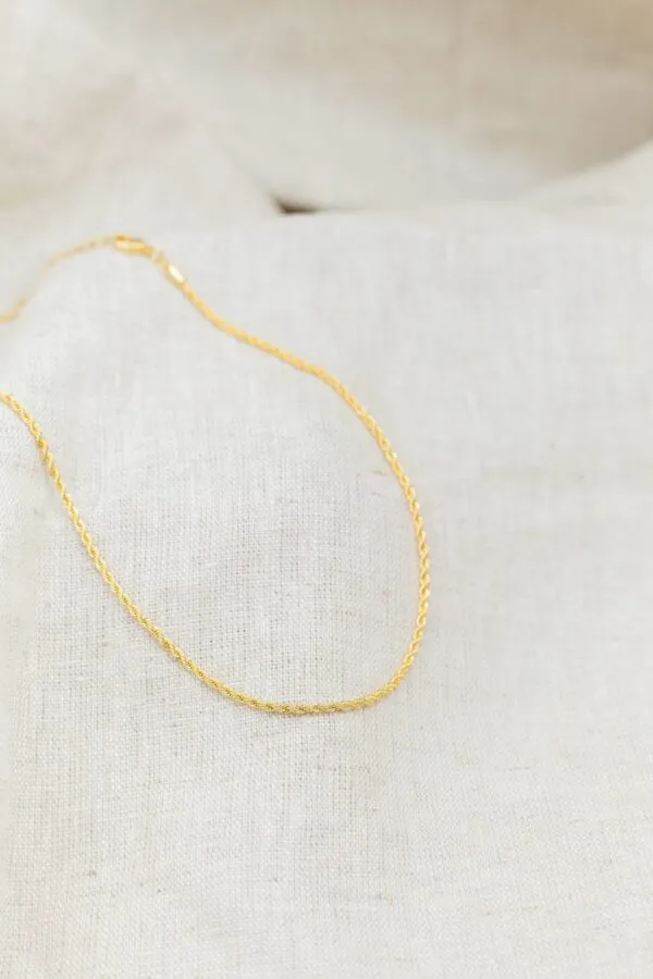 Choker Cordão Baiano Banhado em Ouro 18k - Image 3