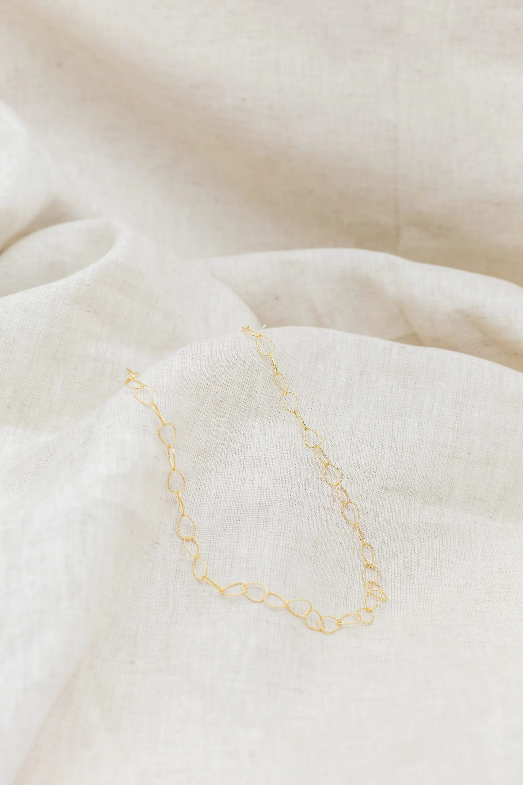 Colar Gota 40cm Banhado em Ouro 18k