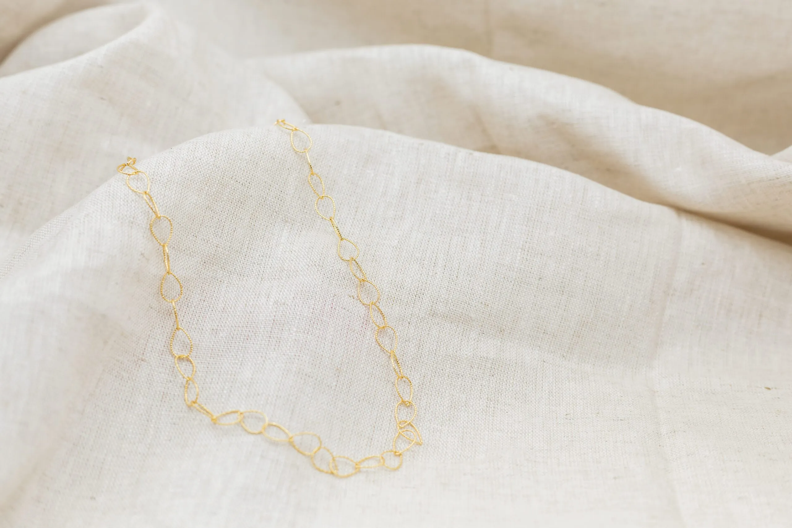 Colar Gota 40cm Banhado em Ouro 18k - Imagem 2
