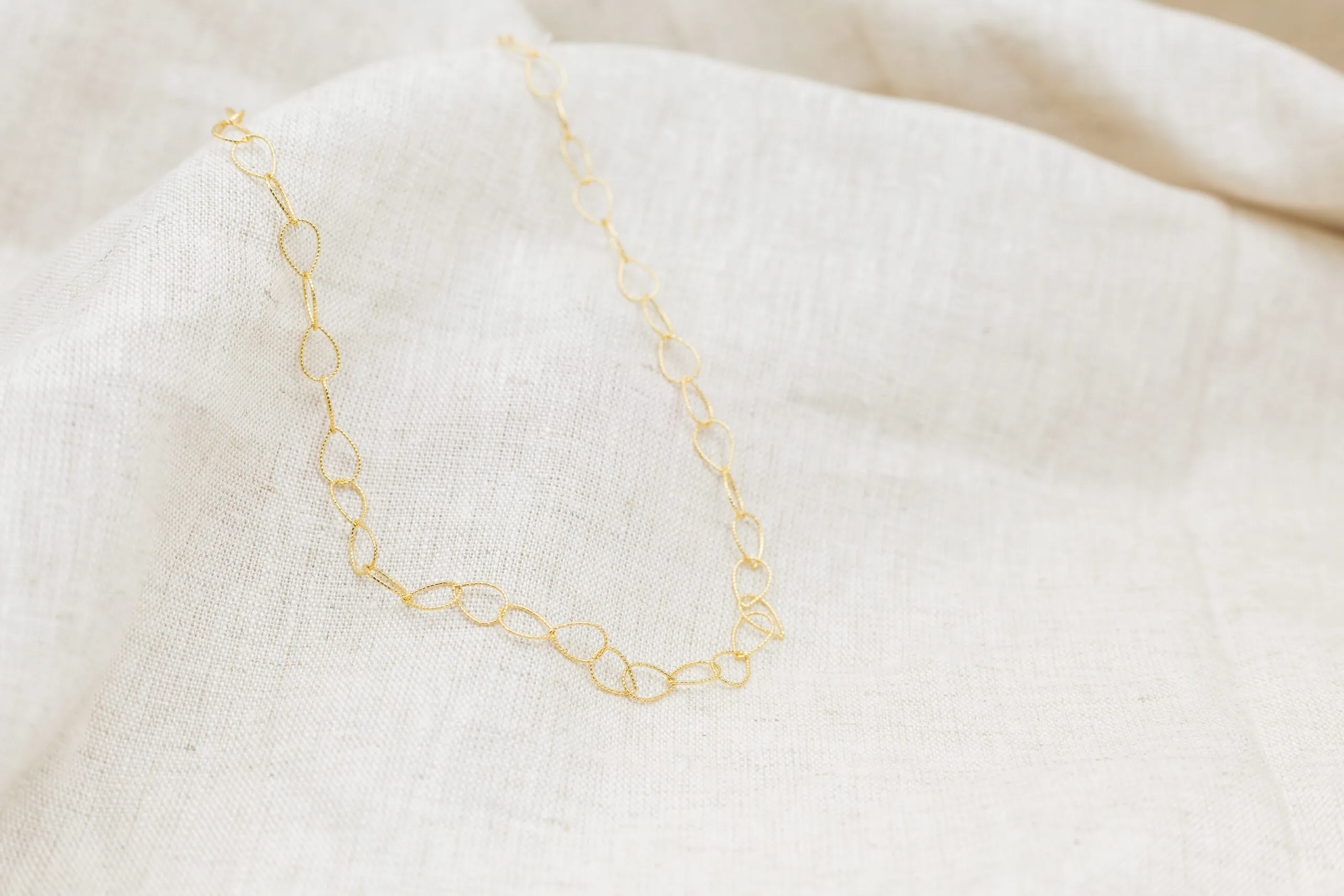 Colar Gota 40cm Banhado em Ouro 18k - Imagem 3