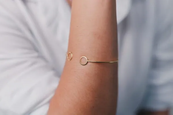 Bracelete Circulos Banhado em Ouro 18k. - Image 4