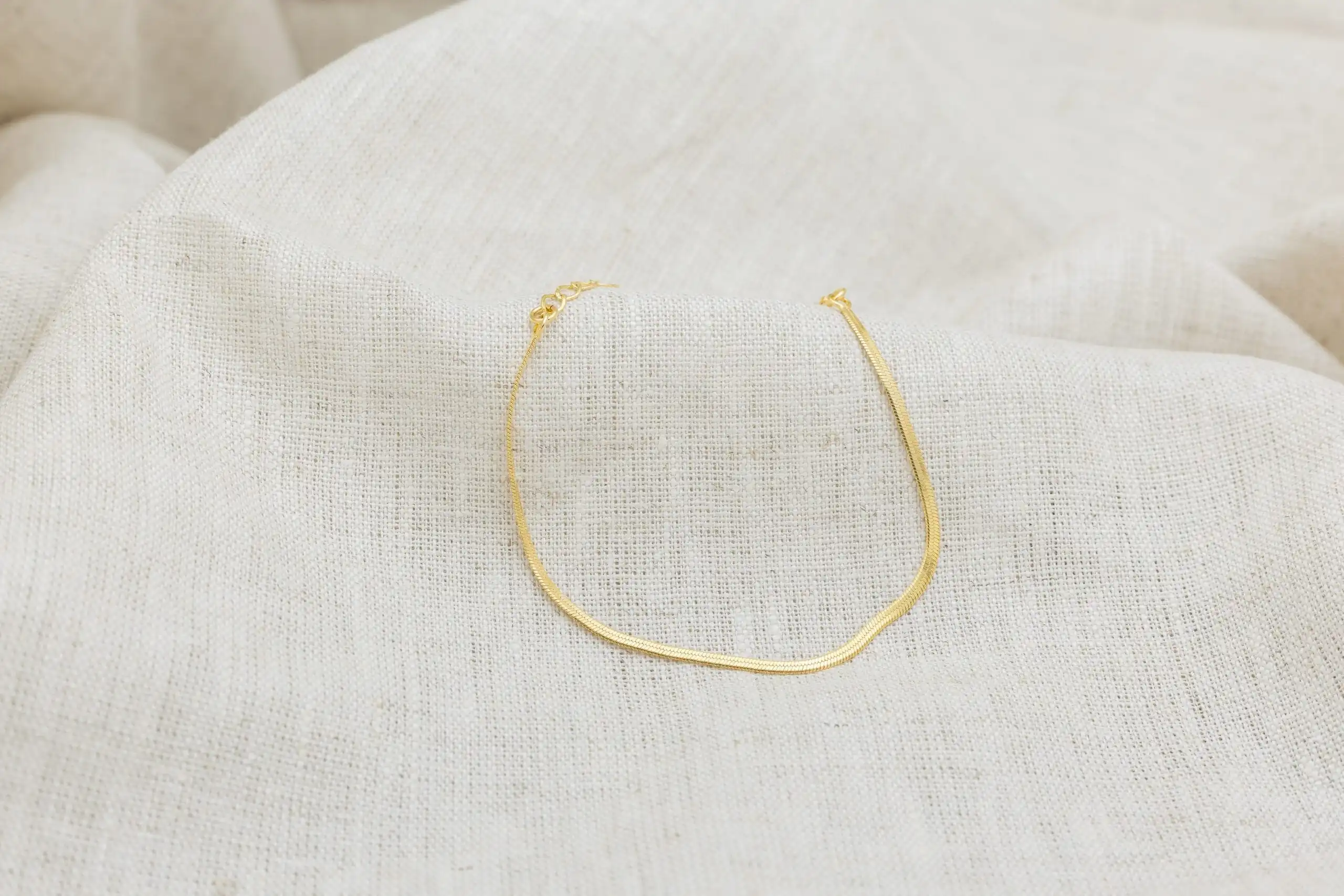 Pulseira Fita Banhada em Ouro 18k - Imagem 2