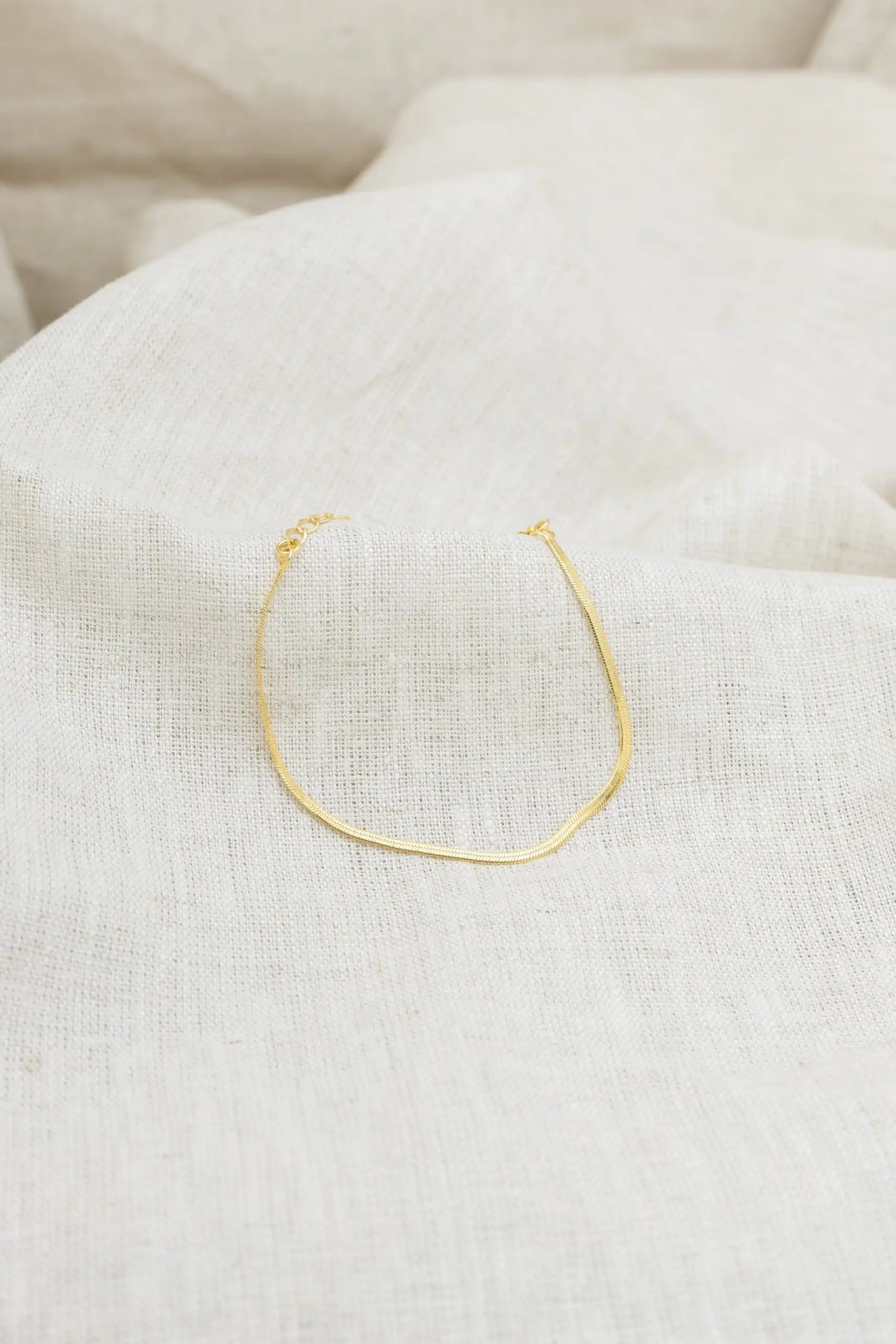 Pulseira Fita Banhada em Ouro 18k - Imagem 3
