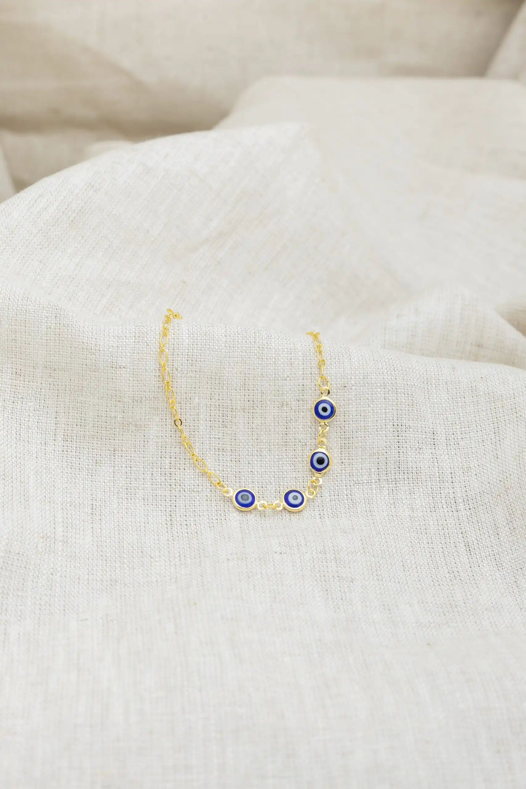 Pulseira Olho Grego Banhada em Ouro 18k - Imagem 2