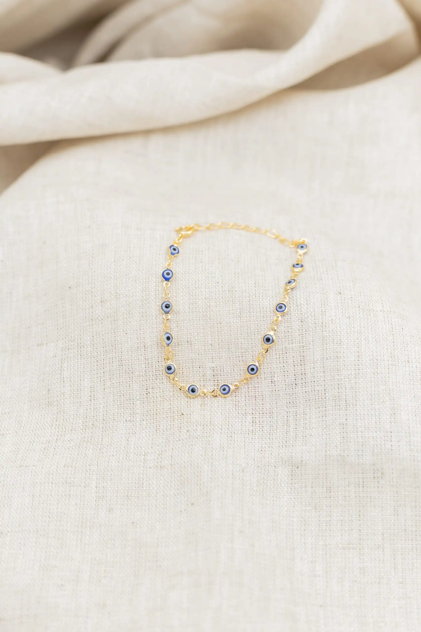 Pulseira Olho Grego Banhada em Ouro 18k - Imagem 2