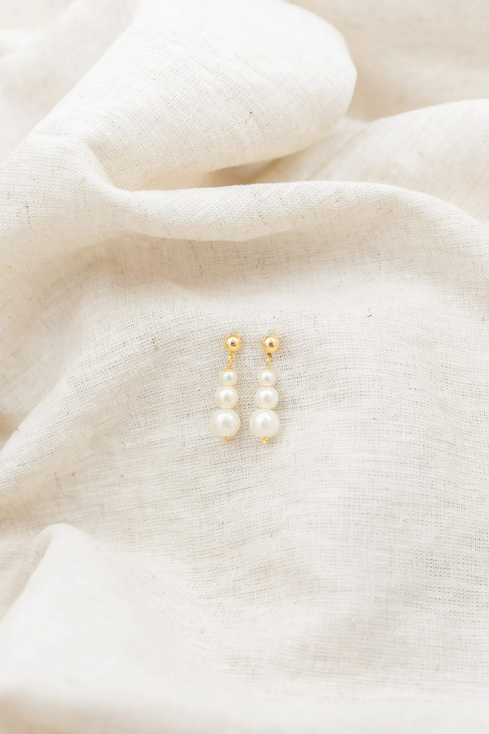 Brinco Pérola Longa Banhado em Ouro 18k - Imagem 2