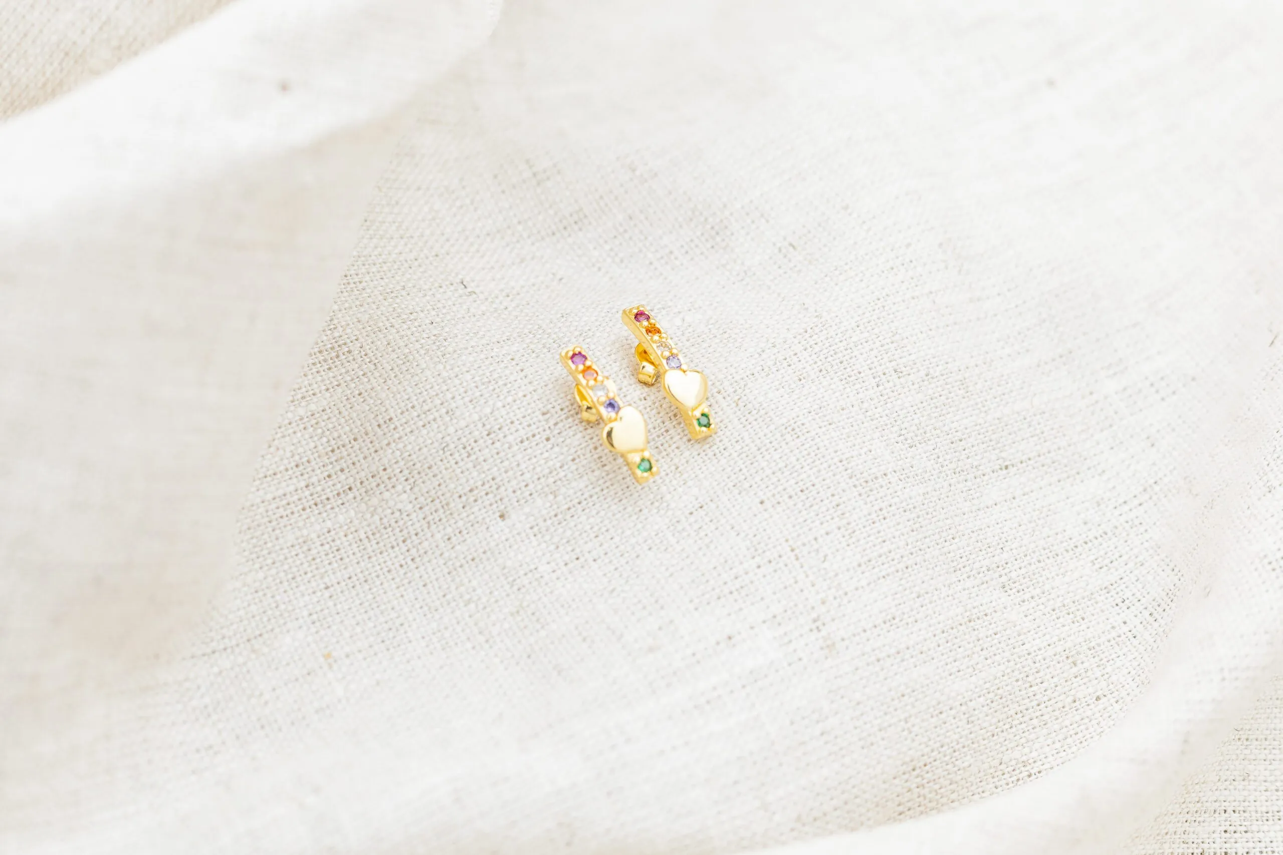 Brinco Ear Hook Color Banhado em Ouro 18k