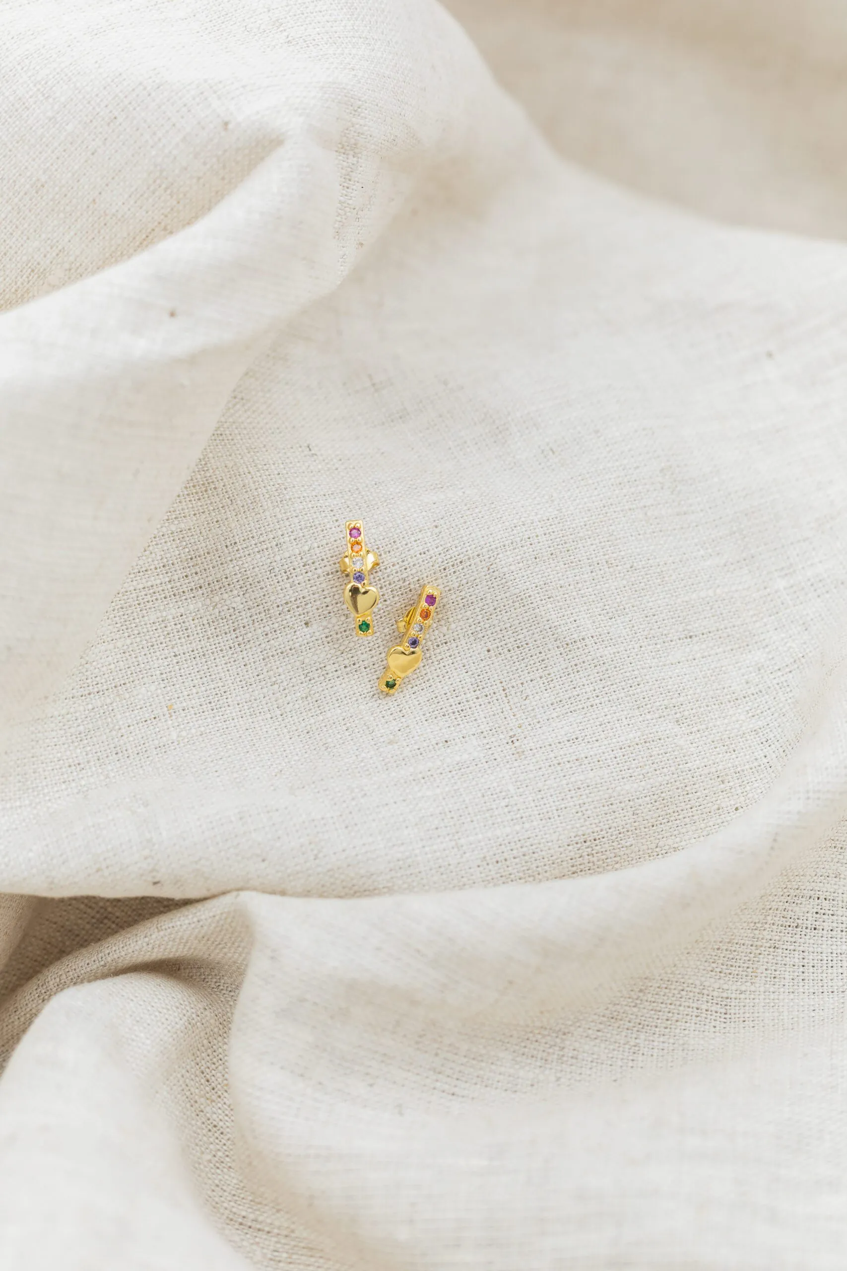 Brinco Ear Hook Color Banhado em Ouro 18k - Imagem 4